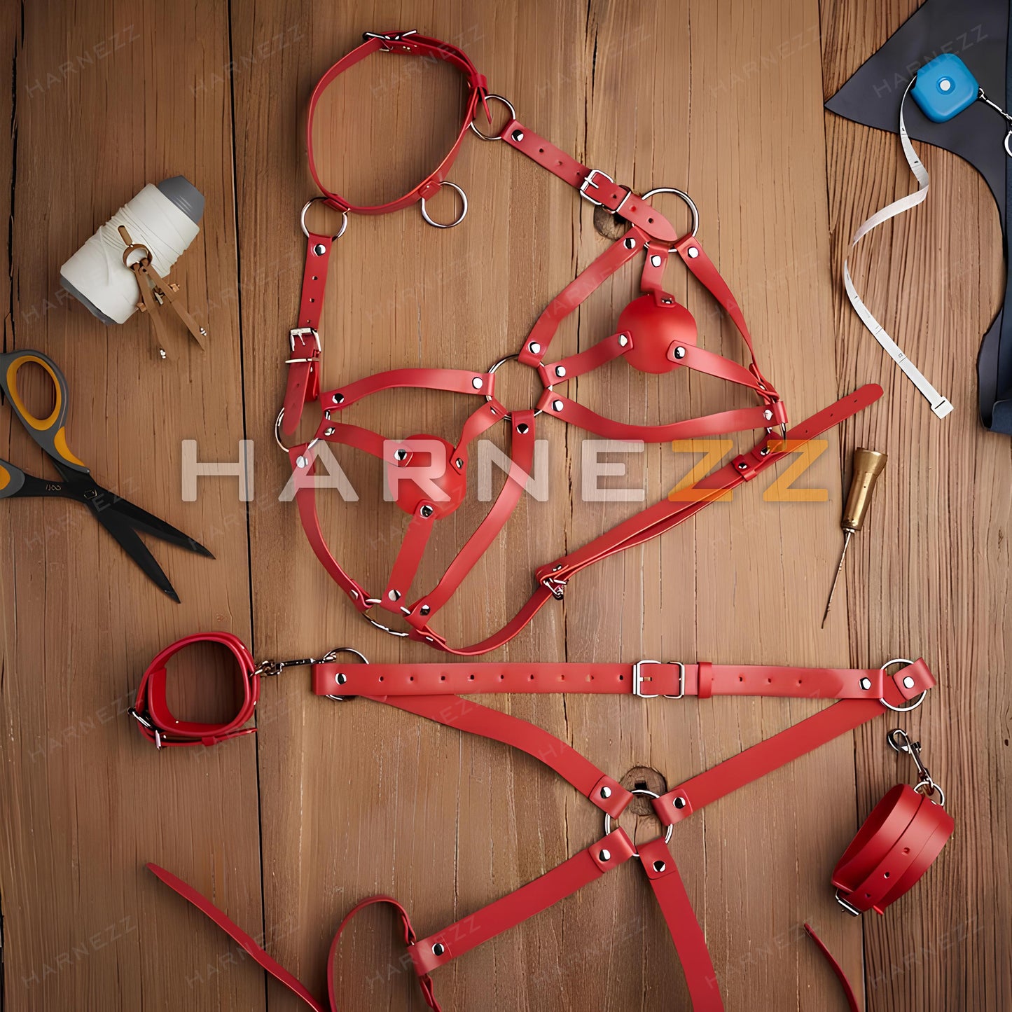 Kinky Harness, Open Bra, Rave Harness Top, Sexy Gift, Bondage Accessory, Body Harness Fashion, Harness For Top, Soft Leather Harness, Leather Harness For Women, Hand Cuffs